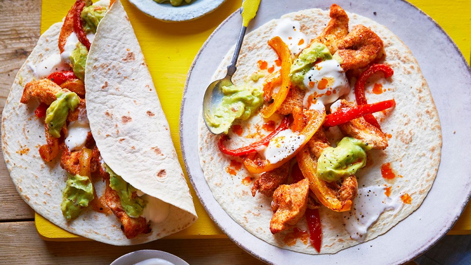 Air fryer chicken fajitas